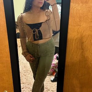 Princess Polly Cropped Tie Cardigan